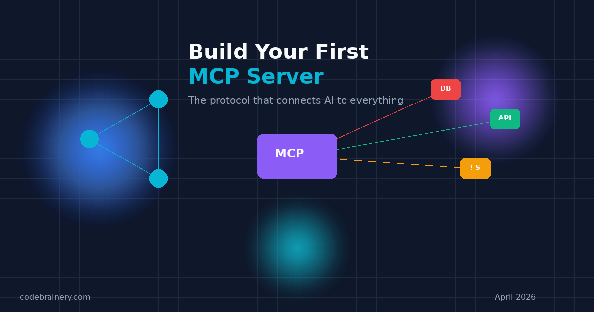 Build your first MCP server in under 30 minutes