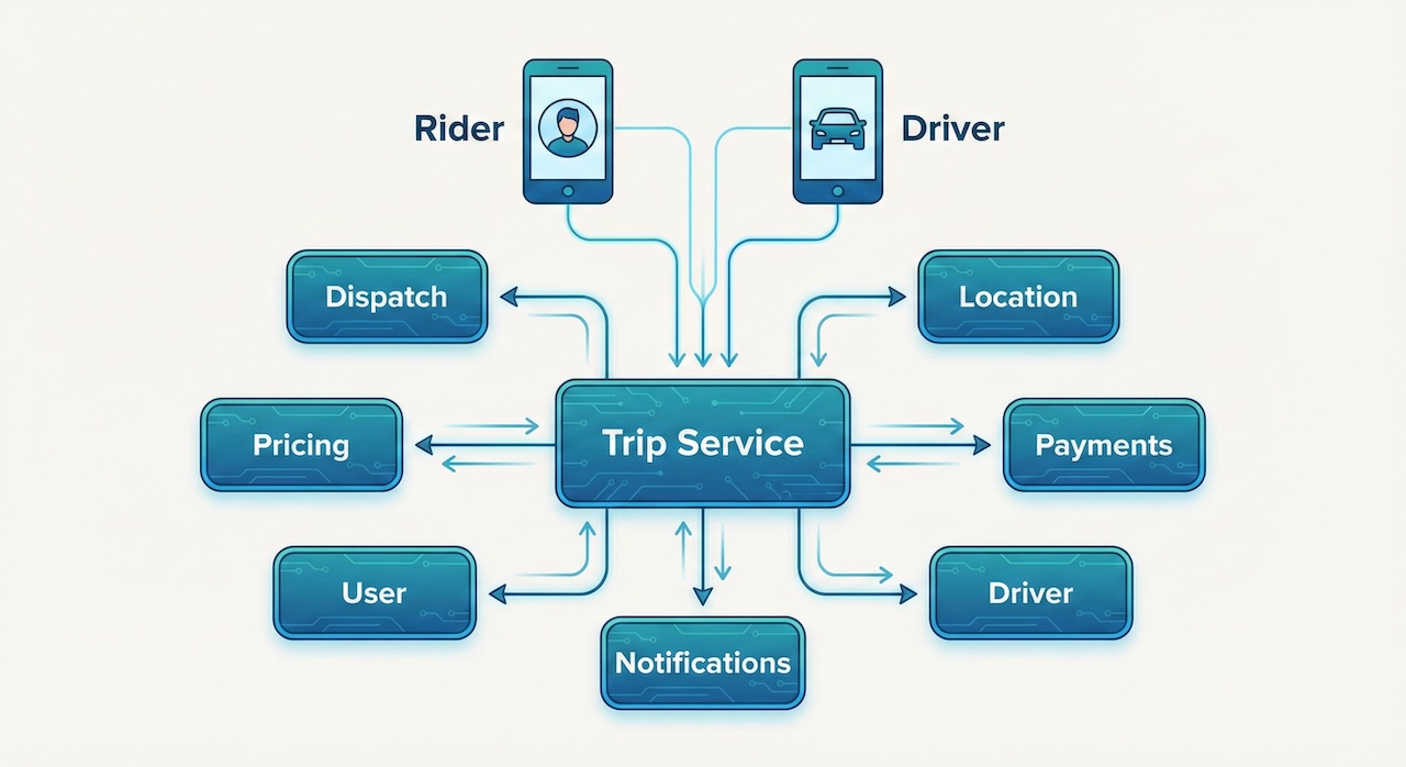Uber’s Core Services: Trips, Dispatch, Pricing, Payments