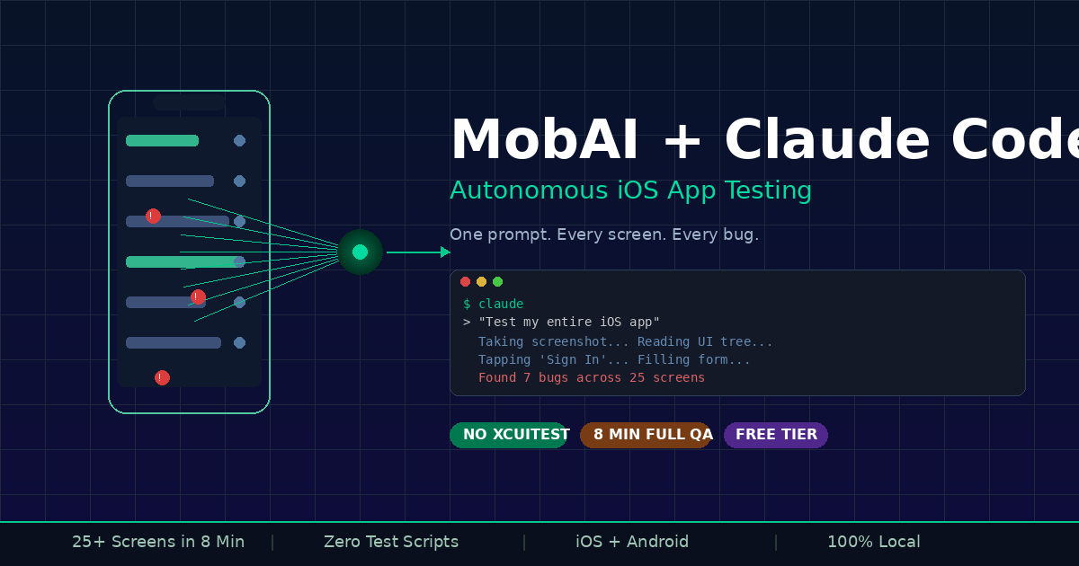 MobAI + Claude Code: Autonomous iOS App Testing Guide