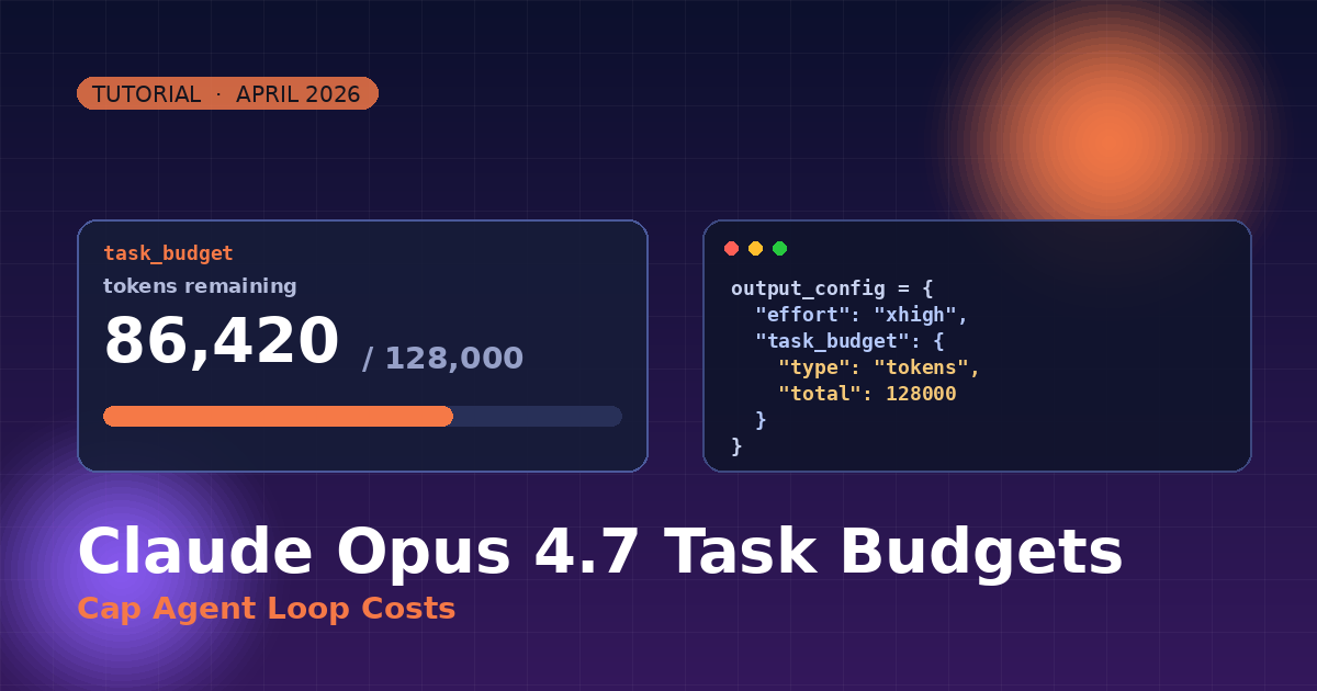 Claude Opus 4.7 Task Budgets: Cap Agent Loop Costs