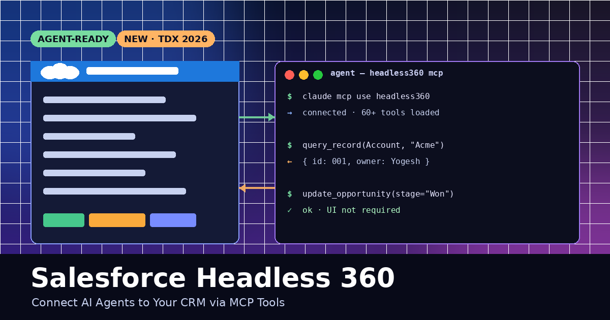 Salesforce Headless 360: Connect AI Agents via MCP
