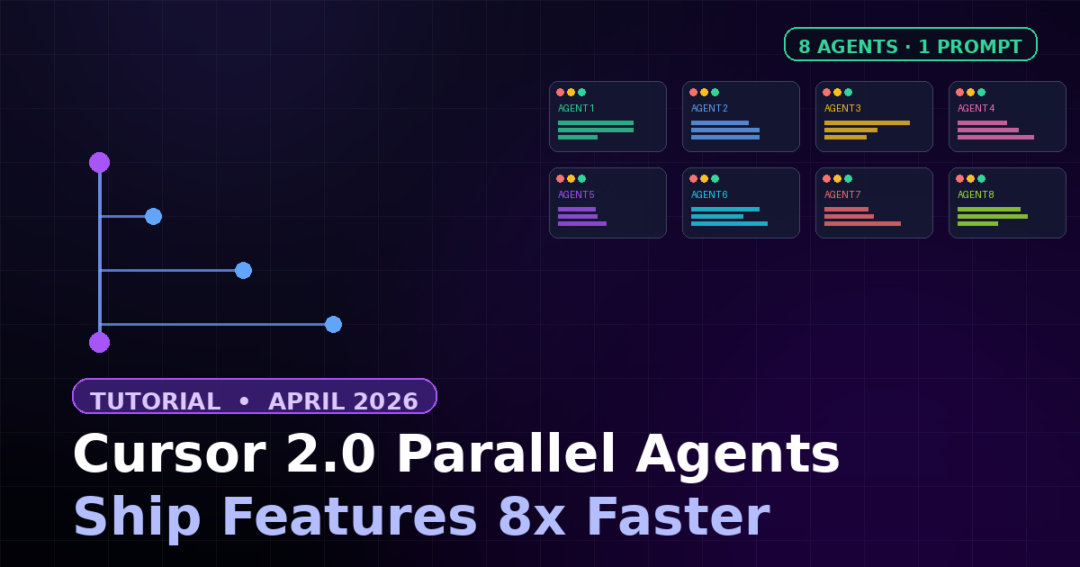 Cursor 2.0 Parallel Agents: Ship Features 8x Faster