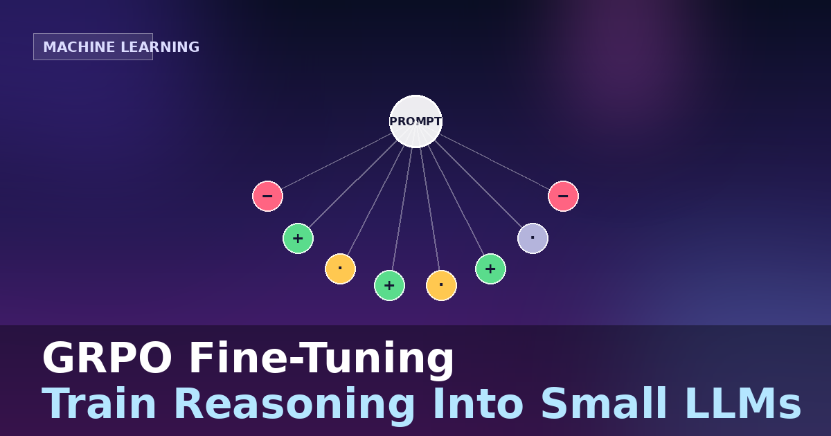 GRPO Fine-Tuning: Train Reasoning Into Small LLMs