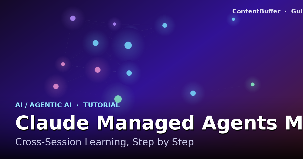 Claude Managed Agents Memory: Cross-Session Guide