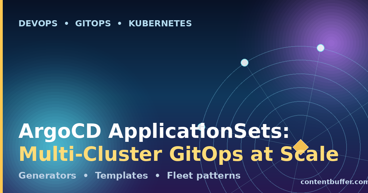 ArgoCD ApplicationSets: Multi-Cluster GitOps at Scale