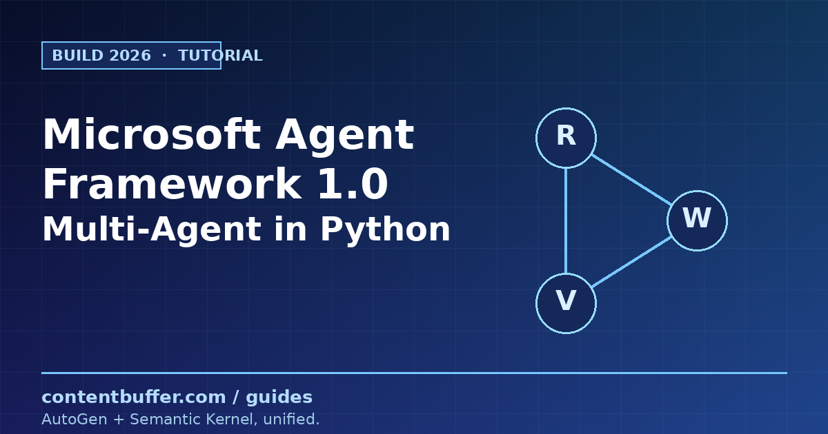Microsoft Agent Framework 1.0: Multi-Agent Python Guide