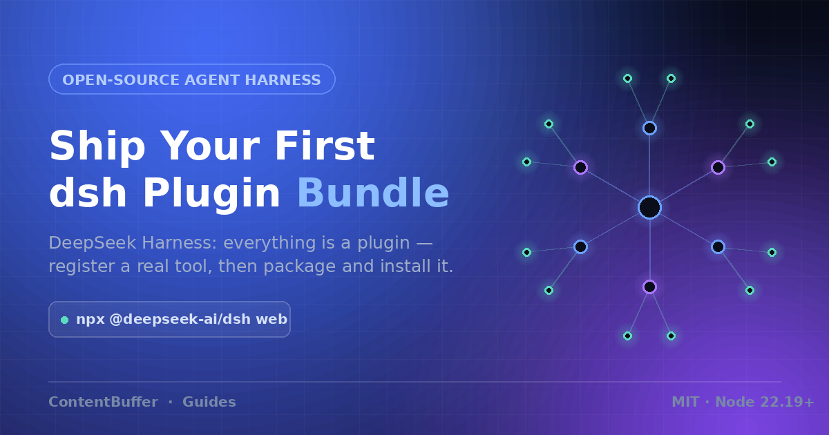 DeepSeek Harness: Ship Your First dsh Plugin Bundle