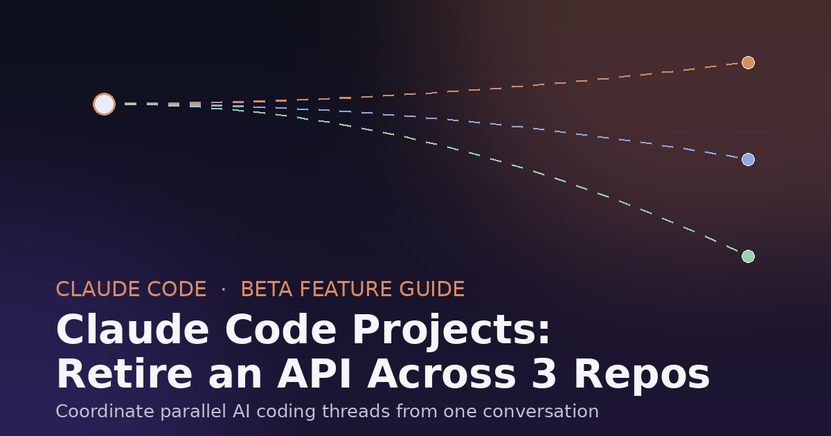 Claude Code Projects: Retire an API Across 3 Repos