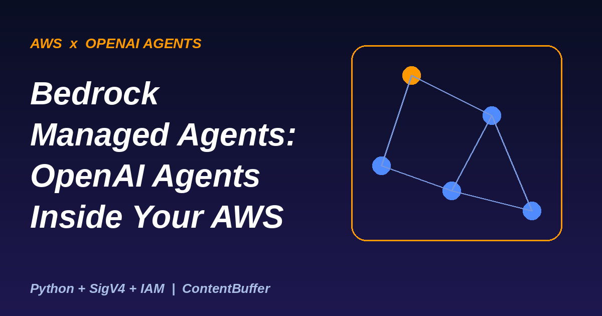 Bedrock Managed Agents: OpenAI Agents Inside Your AWS