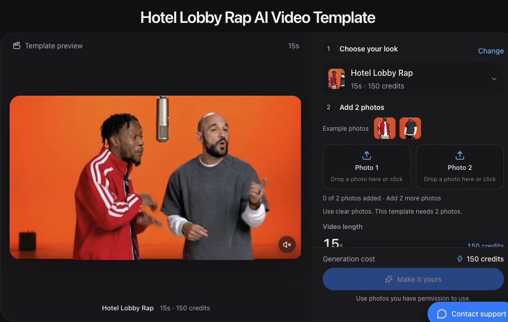 AI Pop Video - Hotel Lobby AI