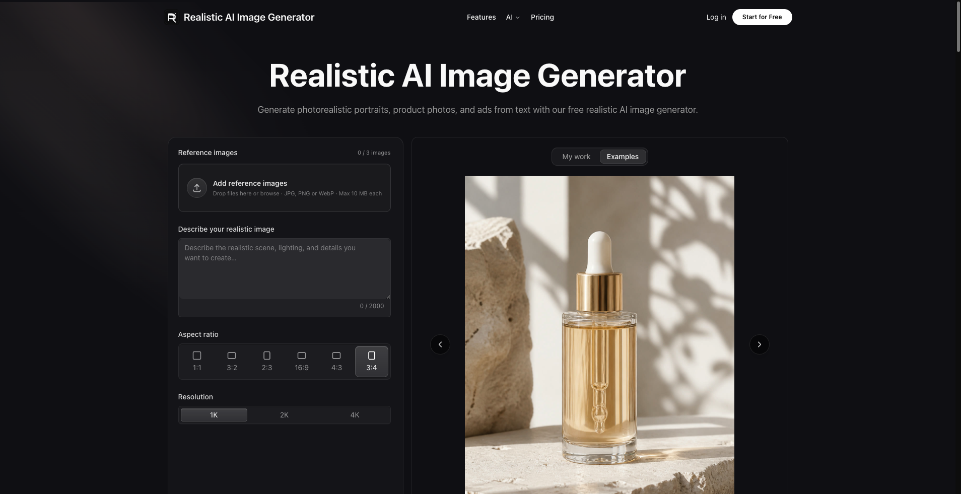 Realistic AI Image Generator