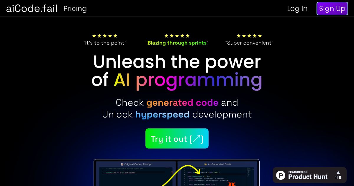 aiCode.fail screenshot