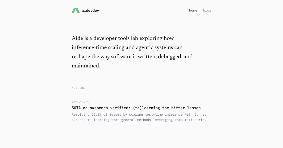 Aide Dev screenshot