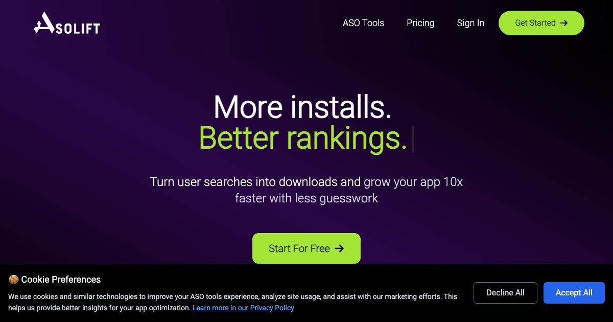 AsoLift screenshot