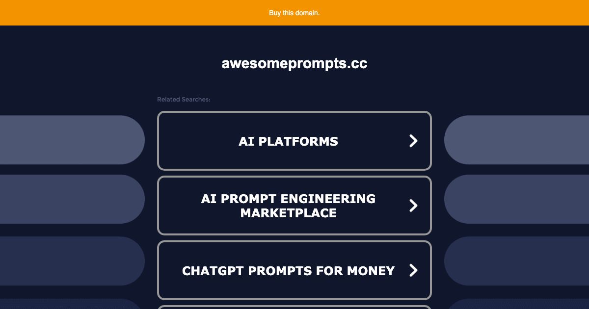 Awesome Prompts screenshot