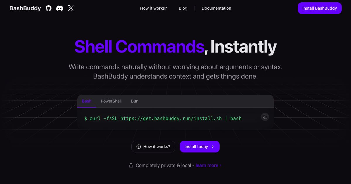 BashBuddy screenshot