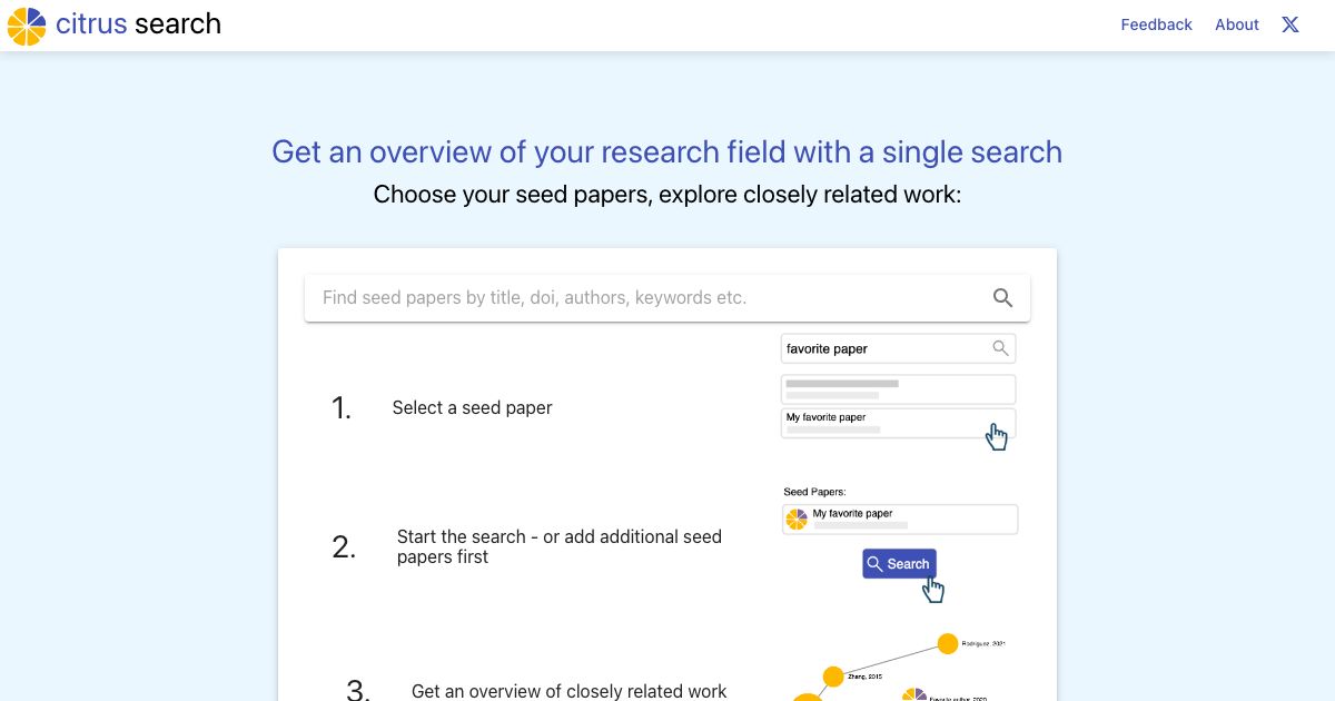 citrus search screenshot