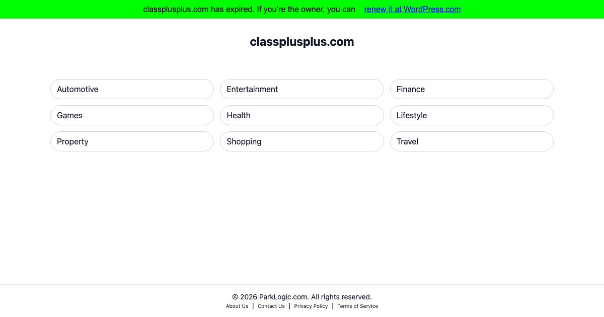 ClassPlusPlus.com screenshot