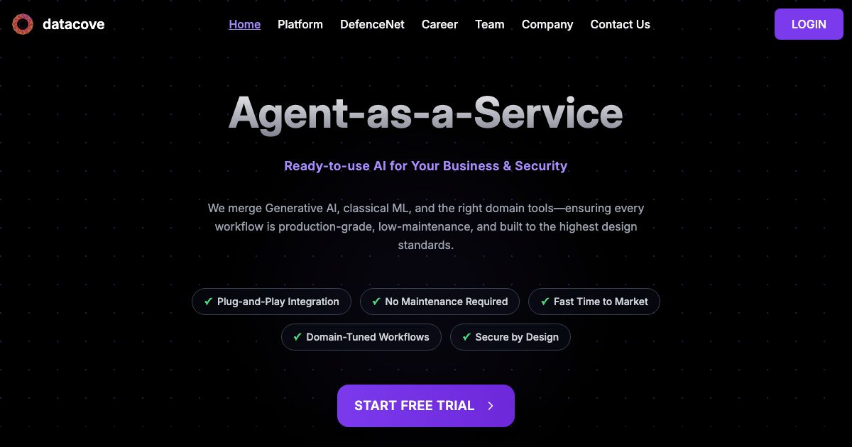 datacove screenshot
