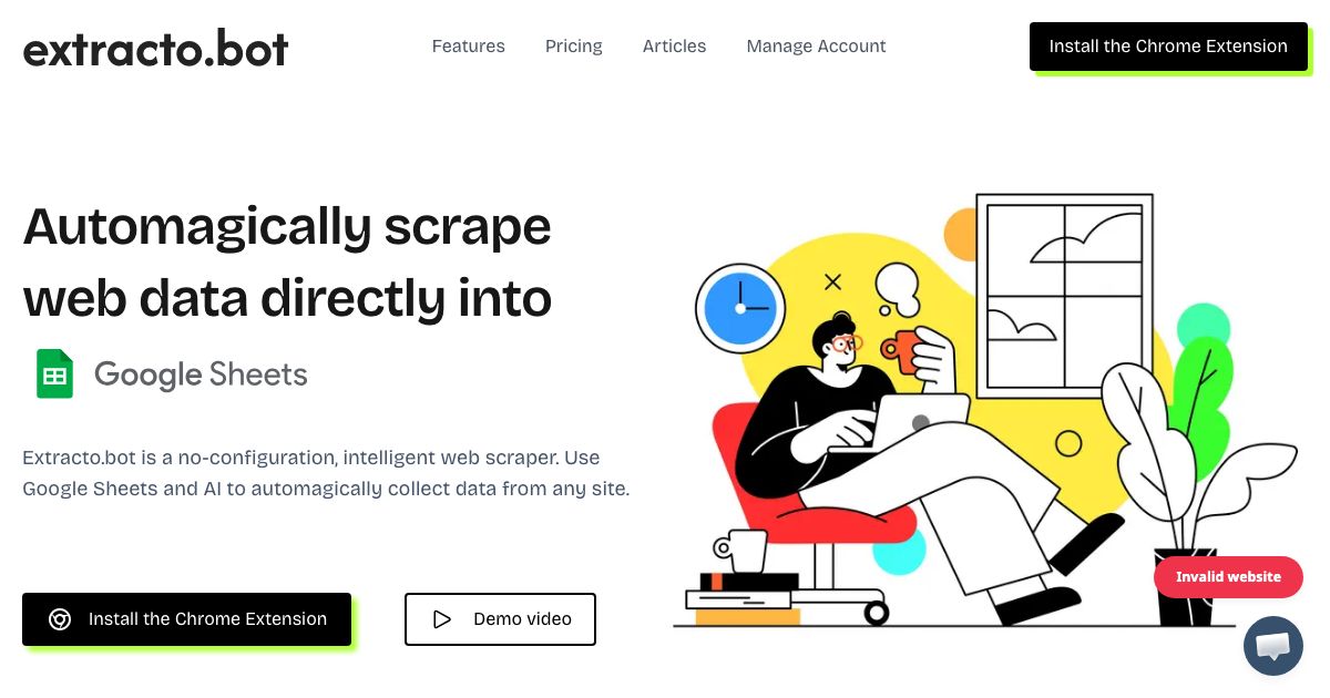extracto.bot screenshot