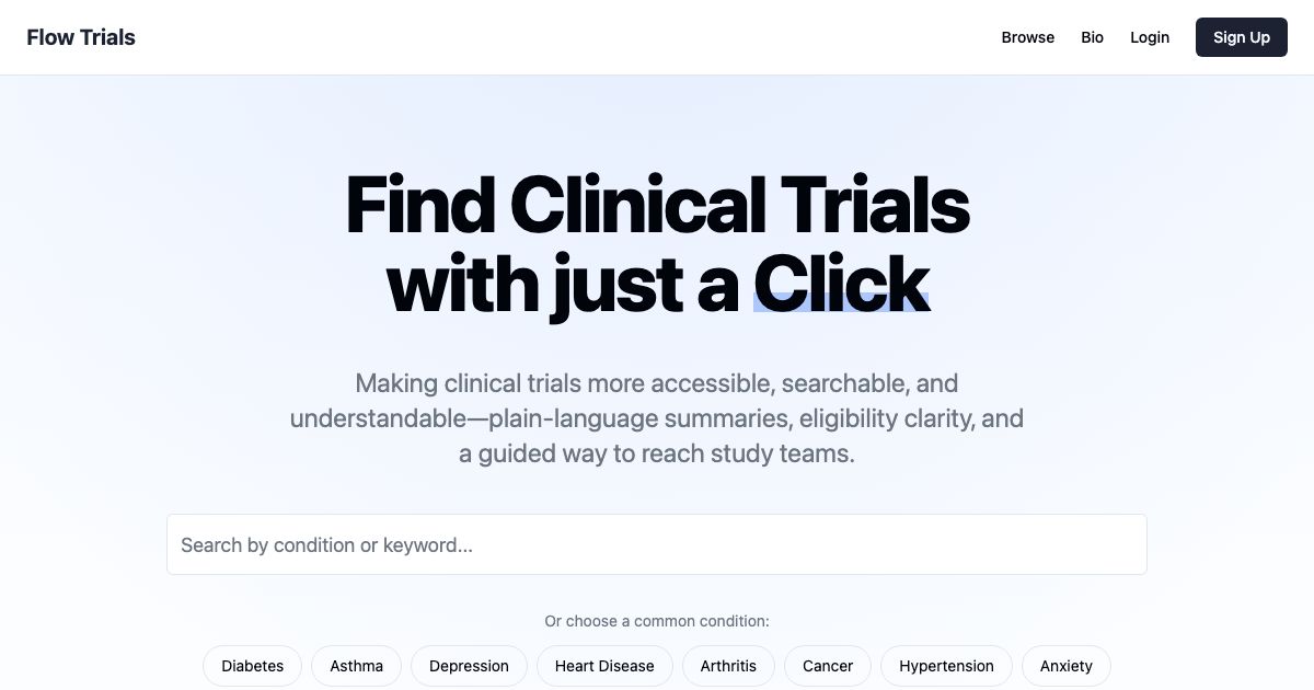Flow Trials screenshot