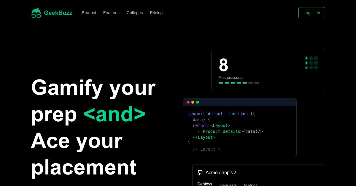 GeekBuzz screenshot