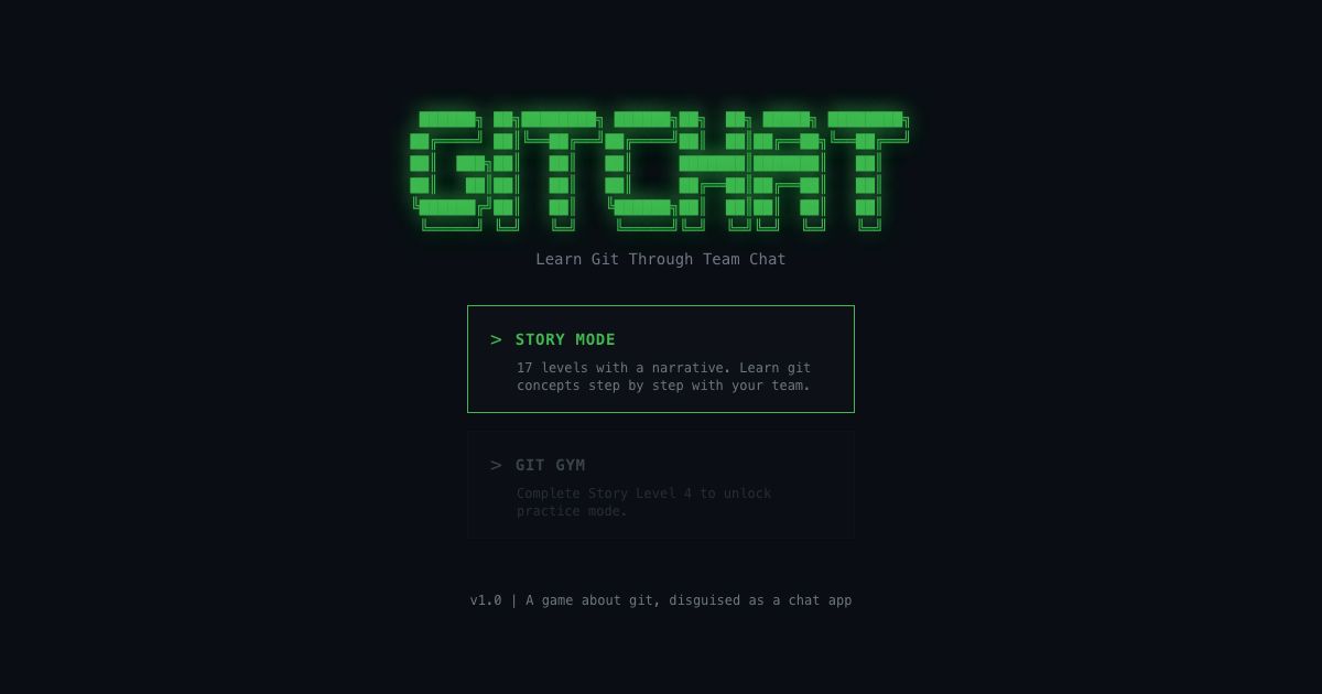 GitChat screenshot
