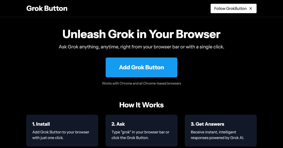 Grok Button