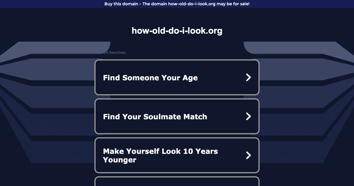 How Old Do I Look screenshot
