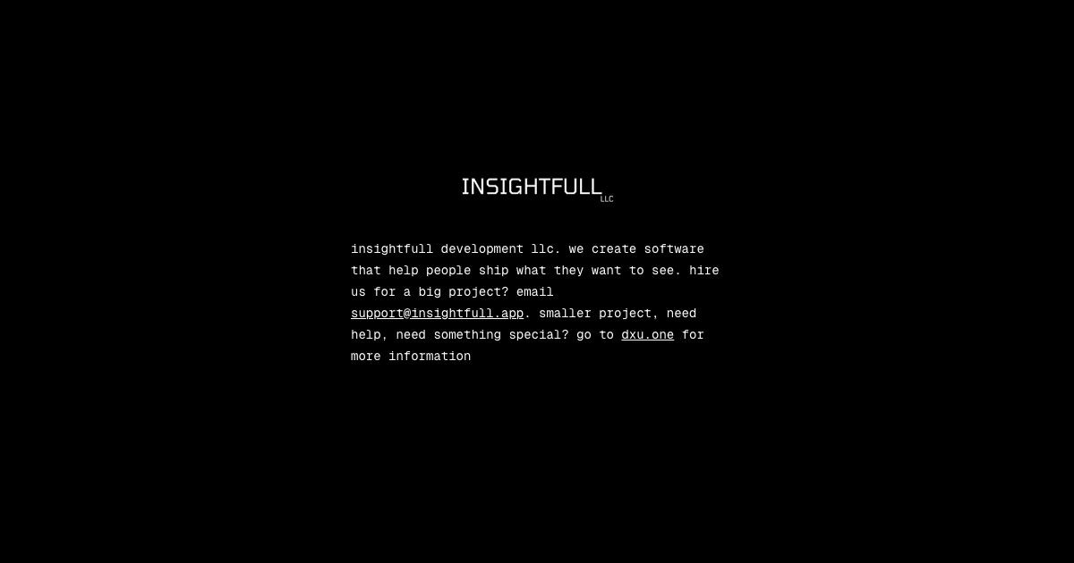 Insightfull screenshot