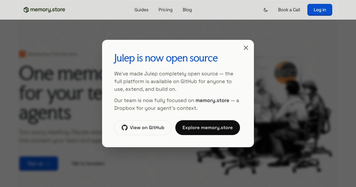 Julep AI screenshot