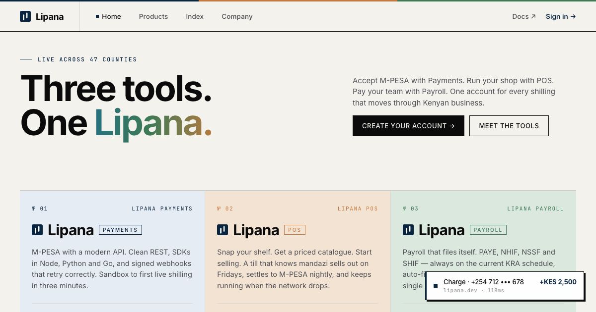 Lipana screenshot