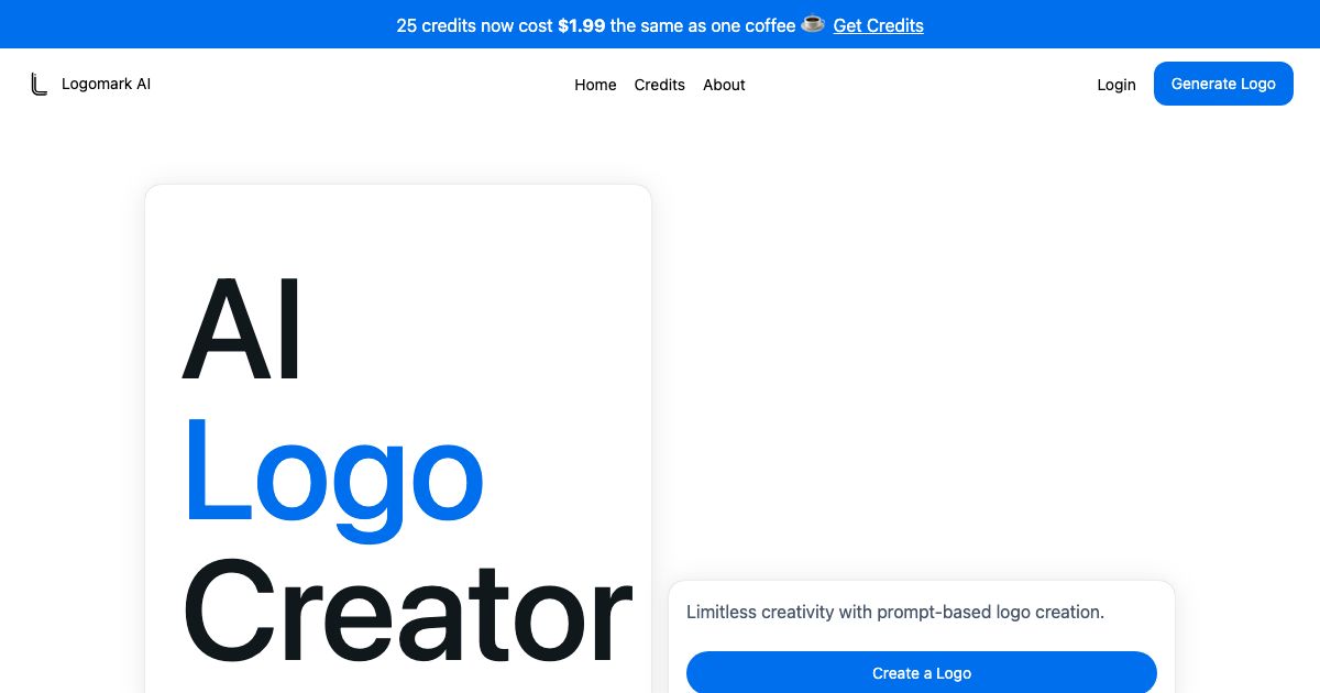 Logomark AI screenshot