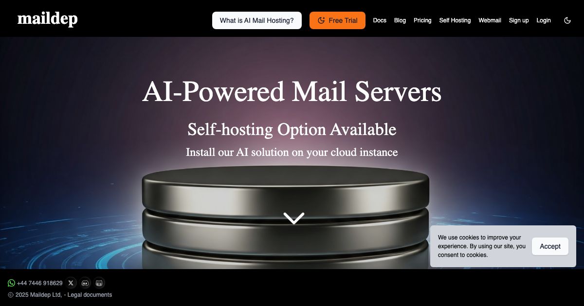 Maildep screenshot