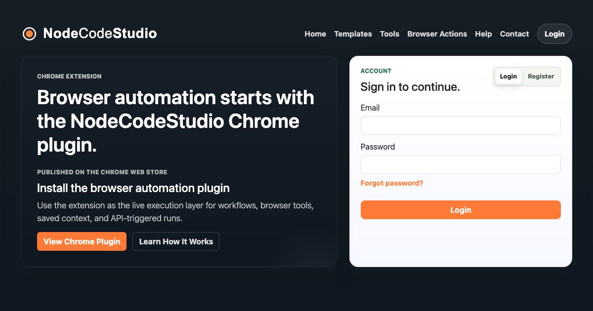 Node Code Studio screenshot