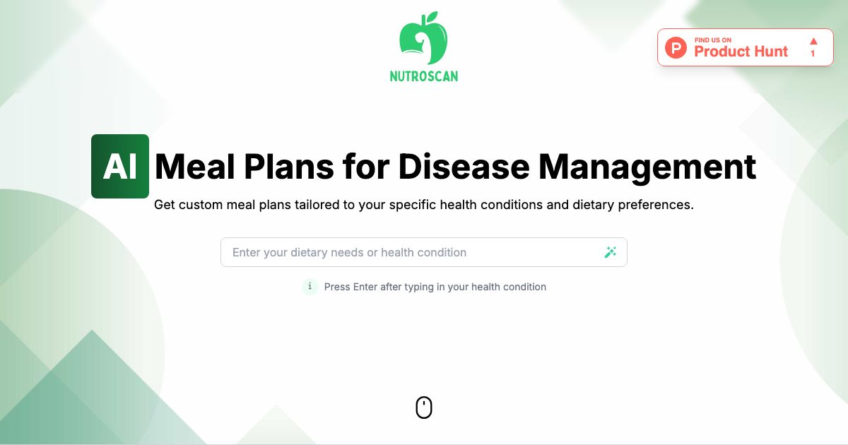Nutroscan screenshot