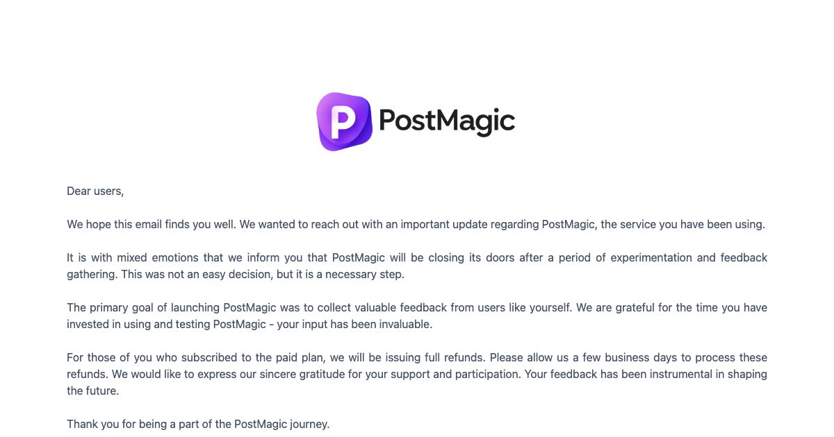 PostMagic screenshot