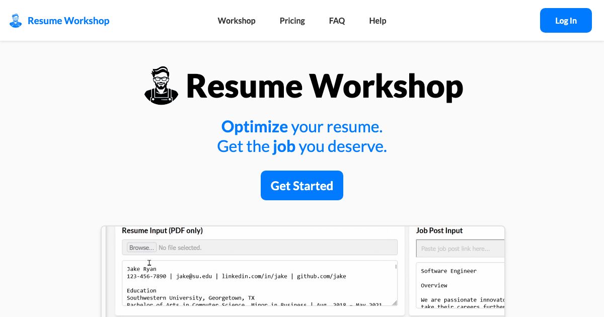 Resume Workshop
