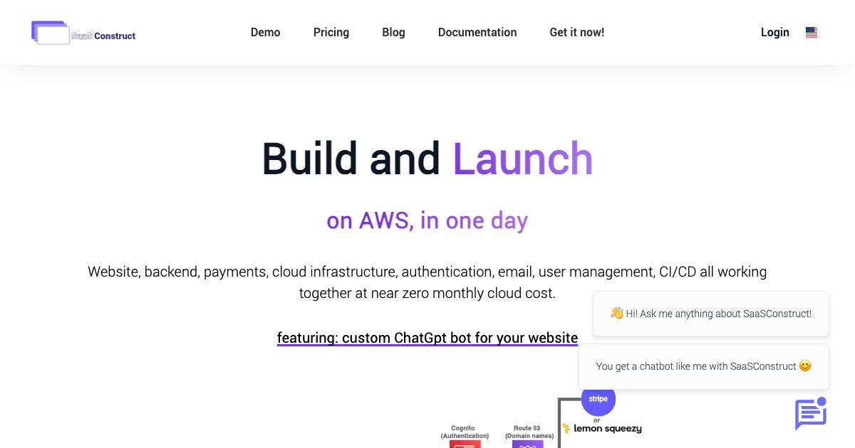 SaasConstruct screenshot