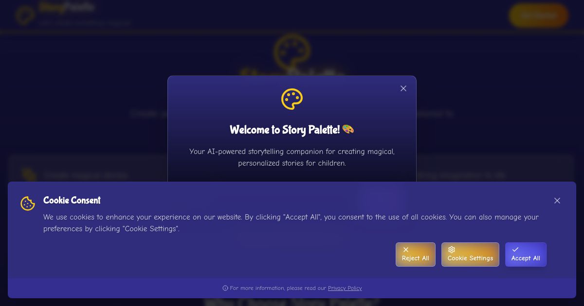 Story Palette screenshot