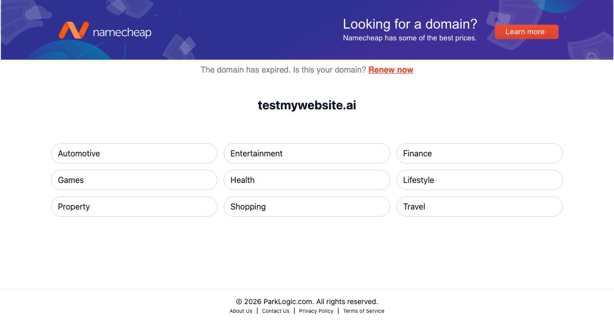 TestMyWebsite.AI