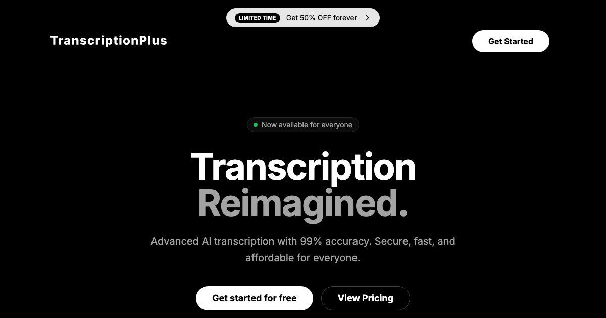 TranscriptionPlus screenshot