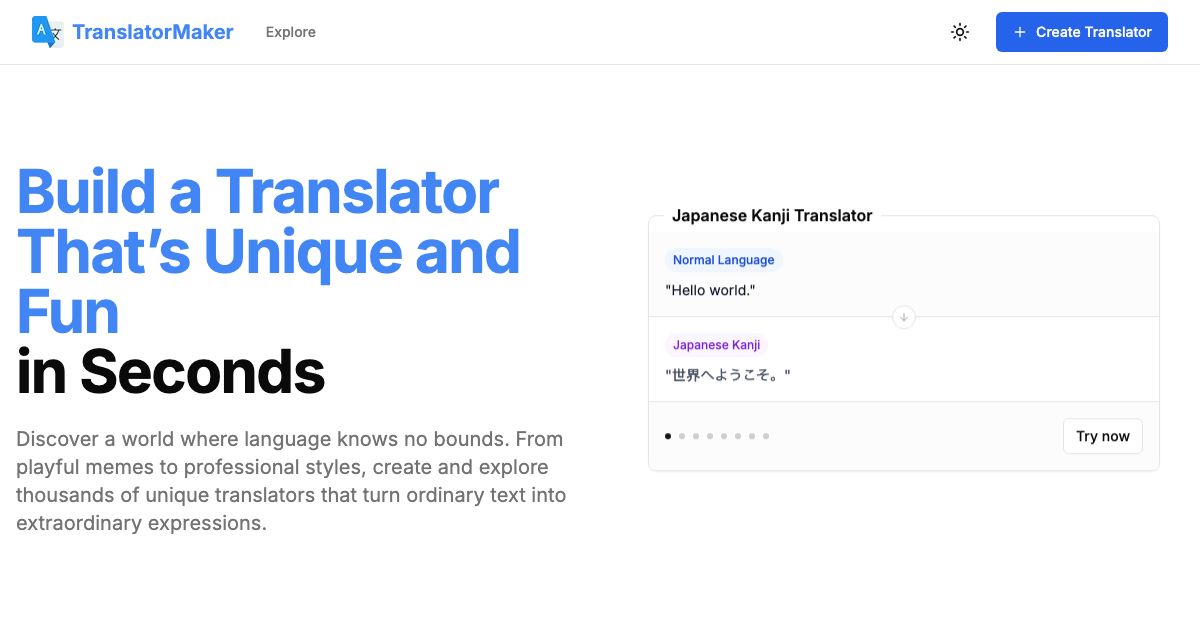 Translator Maker