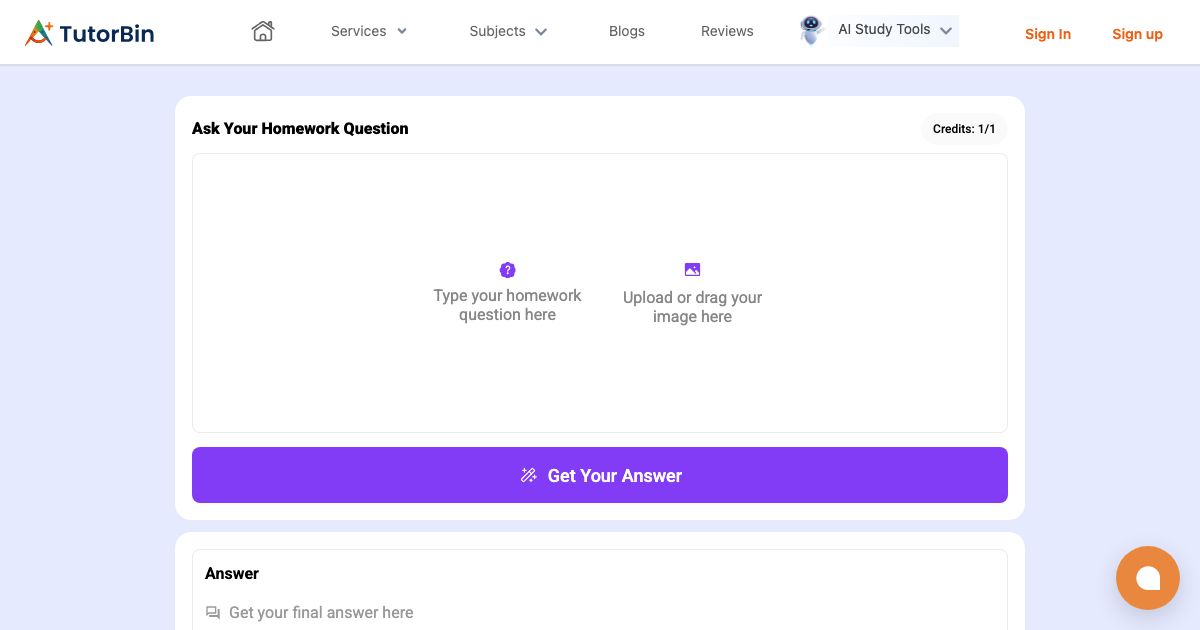 TutorBin - AI Homework Helper screenshot
