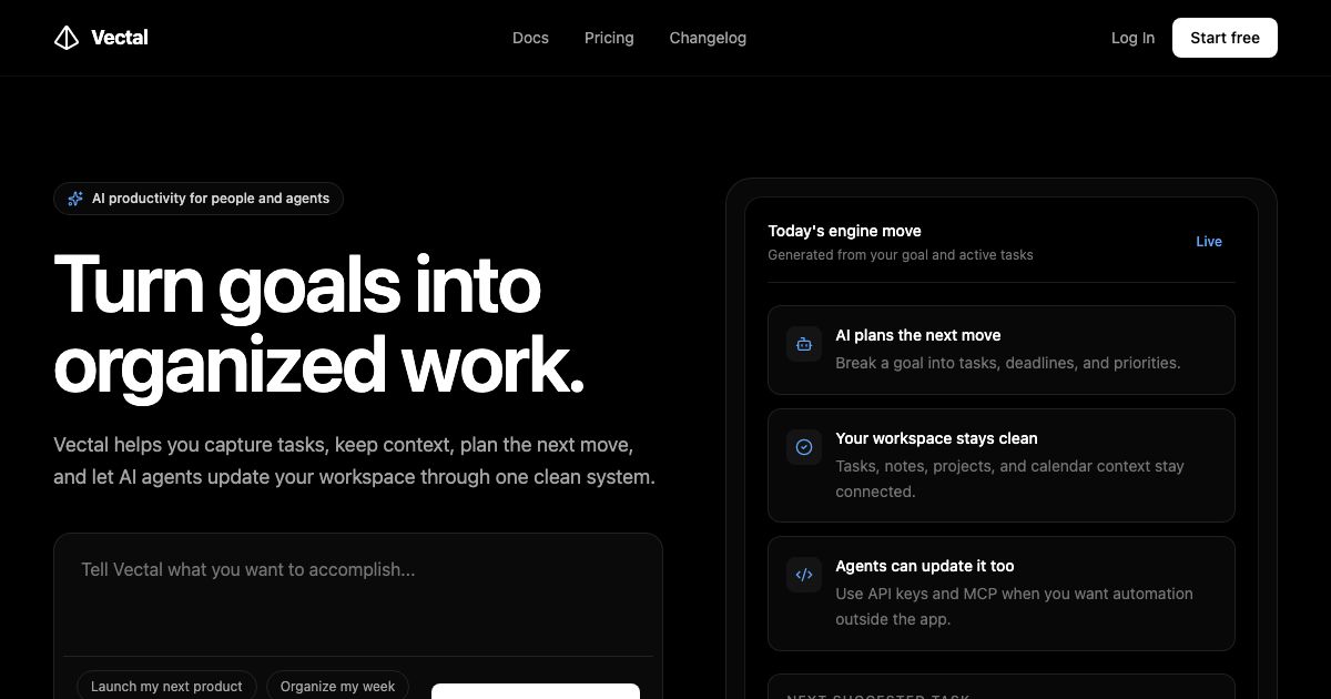vectal.ai screenshot